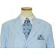 Successos 100% Cotton Sky Blue / White SeerSucker Suit BP3195-1